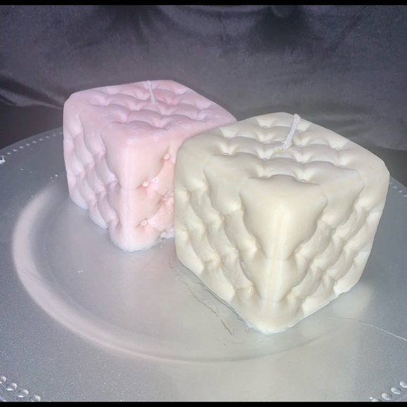 Jumbo Cushion wax candle set - Picture 2 of 3